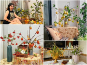 Nhà đẹp - Ngắm những bình quả của chị đẹp Hà thành: Cành quả hái ven đường đẹp chẳng kém cạnh quả nhập ngoại