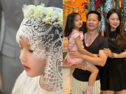 Giải trí - Con gái Phan Như Thảo xinh đẹp như thiên thần trong lễ rửa tội, tự quyết định vào đạo của bố đại gia