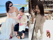 Giải trí - Con gái Ngọc Trinh được nuôi chuẩn tiểu thư: Gương mặt giống hệt mẹ, 5 tuổi đã điệu đà mê cao gót