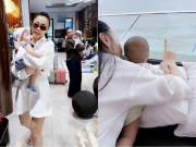 Giải trí - Cặp "rồng vàng" nhà Shark Bình 4 tháng tuổi đã "cưỡi" du thuyền ngắm biển, Phương Oanh có hẳn đoàn người phụ chăm con