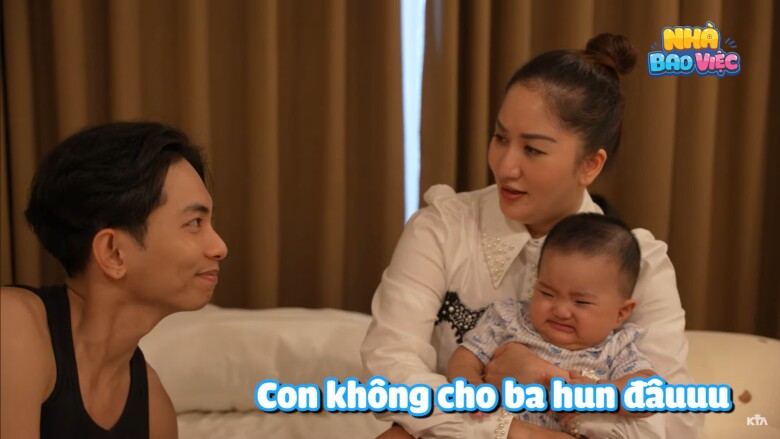 Phan hiển bị 2 con phân biệt đối xử ái nữ hệt bản sao chê ra mặt quý tử vừa xa là khóc - 6