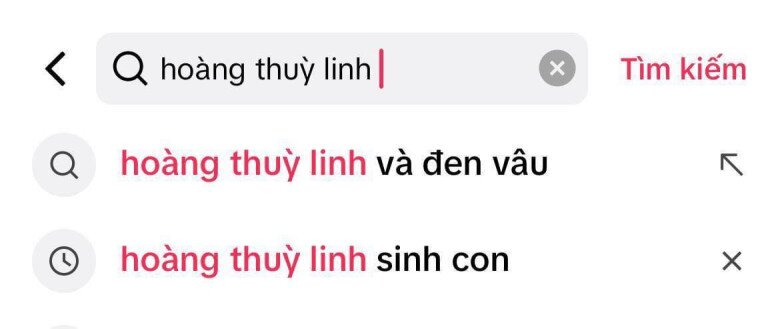 Từ khóa Hoàng Thùy Linh sinh con đang được cộng đồng mạng tìm kiếm.