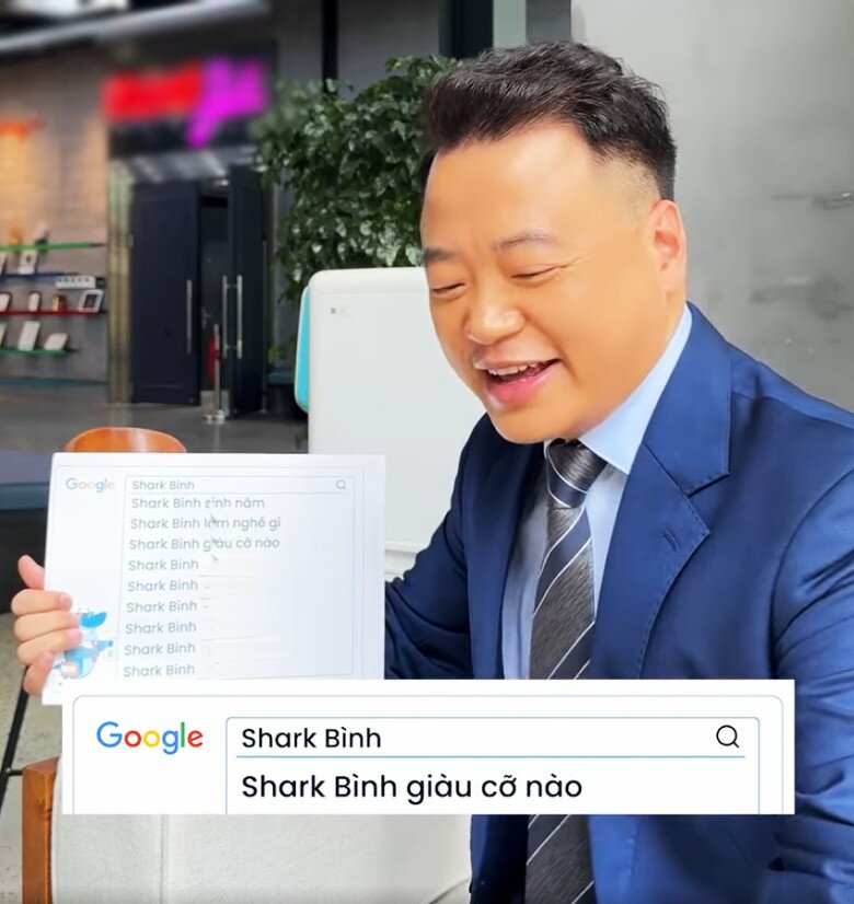 Shark Bình nhận được câu hỏi: Shark Bình giàu cỡ nào?.