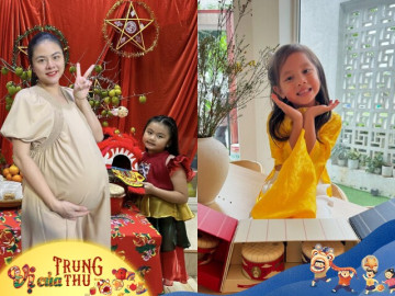 Sao Việt đón Trung Thu: Vân Trang sắp sinh con thứ 4 nên bù đắp cho 3 ái nữ trong biệt thự tiền tỷ