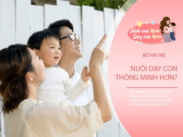 Không phải mẹ hay bà, đây mới là người có khả năng nuôi dạy con đạt IQ cao hơn