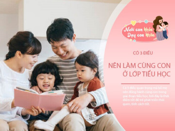 Trong 5 năm tiểu học, chỉ cần làm 3 điều con sẽ được hưởng lợi suốt đời