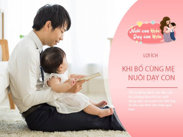 Không chỉ trông cậy vào mỗi mẹ, để nuôi dạy con xuất sắc tài giỏi, các ông bố cũng phải tham gia
