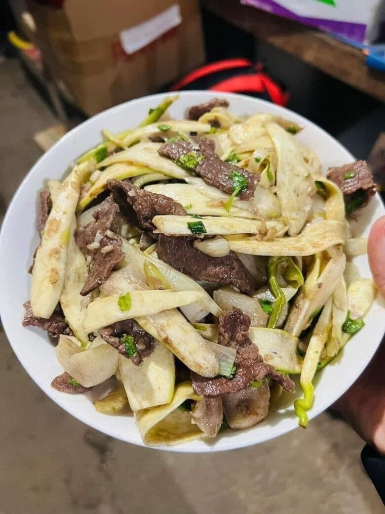 Củ niễng xào trứng hay xào bò đều rất ngon
