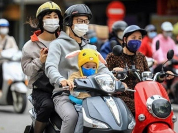 Miền Bắc mưa dông trước khi đón không khí lạnh