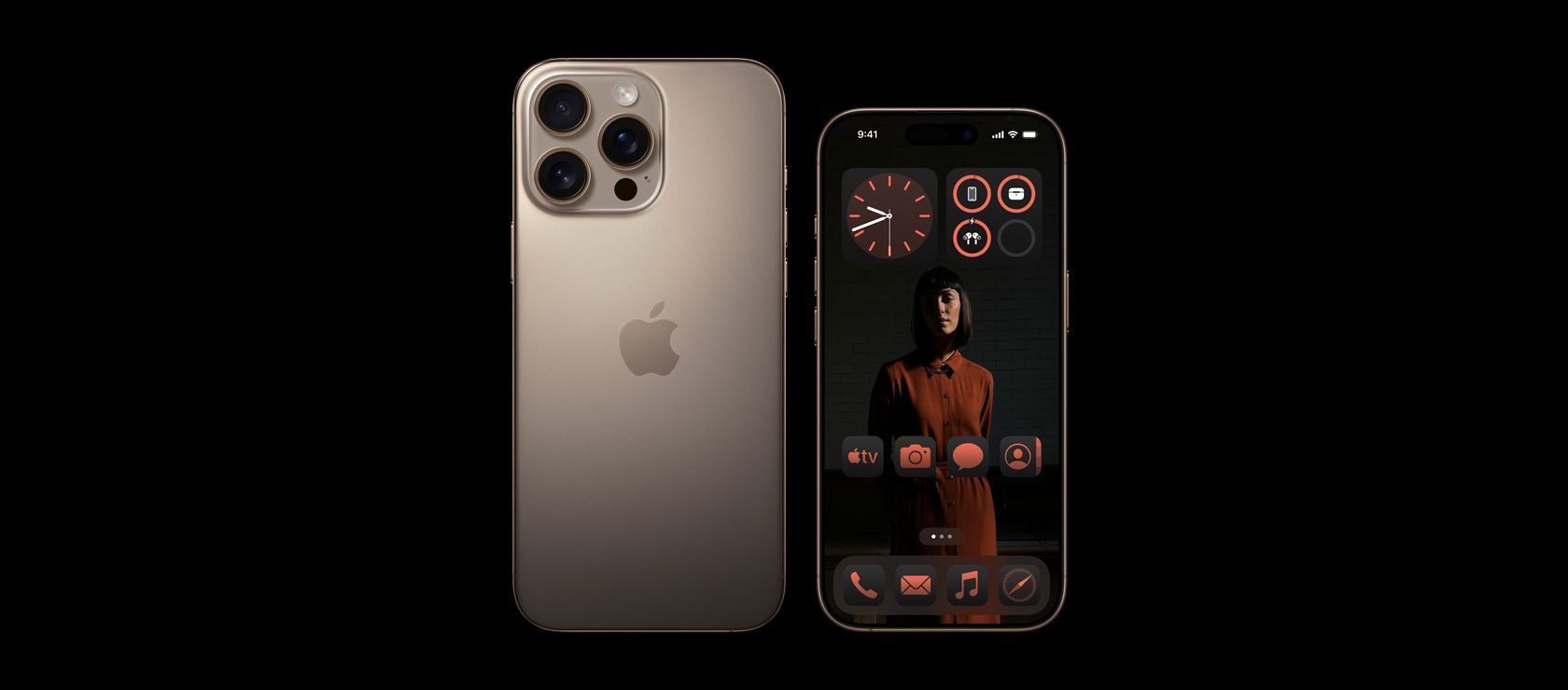 iPhone 16 Pro Max phiên bản màu Titan vàng sa mạc