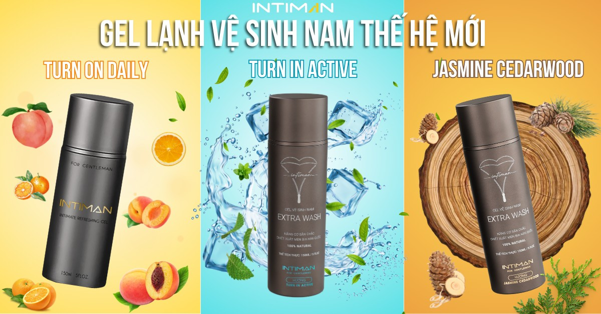 Dung dịch vệ sinh nam Intiman - Bí quyết thăng hoa mọi cảm xúc - 1