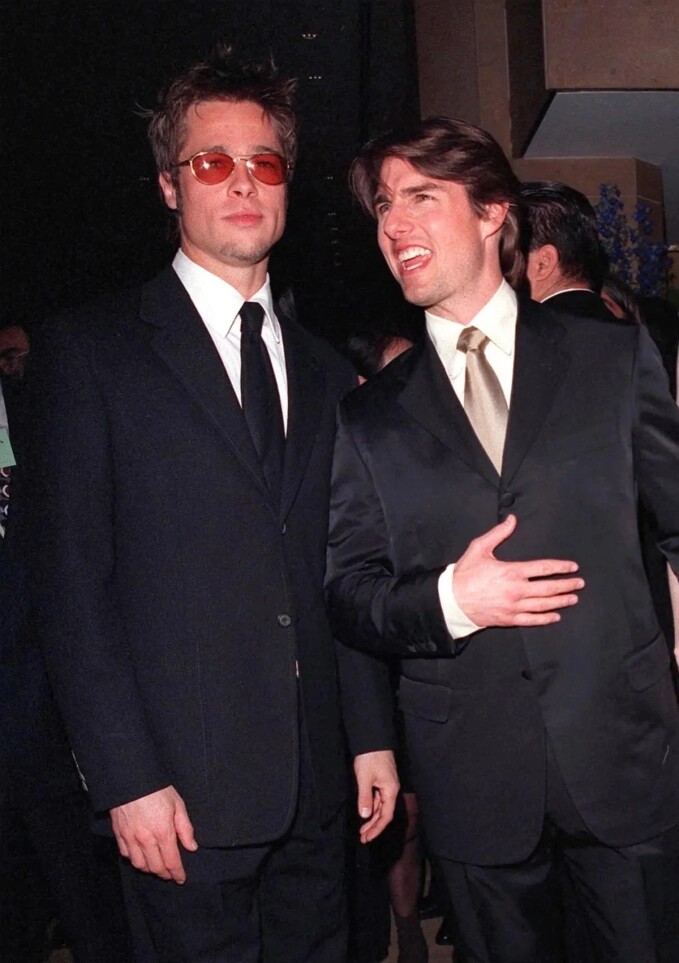 Brad Pitt và Tom Cruise (Ảnh internet).