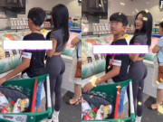 Yêu con - Mẹ trẻ mặc quần tập gym đi siêu thị cùng con, ai cũng lắc đầu ngán ngẩm