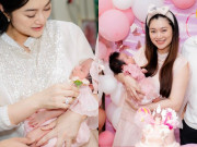 Yêu con - Ở ẩn suốt 1 năm, diễn viên Thanh Trúc sinh con đầu lòng tuổi U40, đặt tên con gái hiếm ai trùng