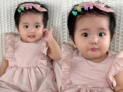 Yêu con - Con gái Lisa nhà Khánh Thi - Phan Hiển ngày nhỏ tóc ngắn như con trai, giờ 1 tuổi trổ nét xinh chuẩn búp bê