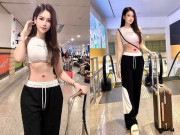 Yêu con - Cô gái “thả dáng” gây chú ý ở sân bay Tân Sơn Nhất hoá ra là mẹ 2 con, gia thế “khủng”