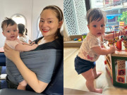 Yêu con - Mia con gái diễn viên Lan Phương mới 6 tháng đã biết đứng, bụ bẫm, cứng cáp khiến hội mẹ bỉm mê đắm