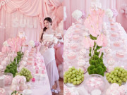 Yêu con - Phú bà Việt sinh con thứ 2 với hot boy kém 9 tuổi, làm tiệc đầy tháng cho ái nữ tuyệt đẹp, hơn nhiều sao Vbiz