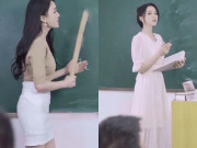 Yêu con - Cô giáo mặc váy ngắn bó sát dạy học, phụ huynh đến trường đón con nhìn thấy liền nóng mặt