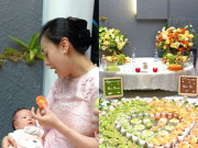 Yêu con - Phương Oanh - Shark Bình làm tiệc đầy tháng cho cặp song sinh không thiếu gì, nhìn kỹ mới thấy tinh tế