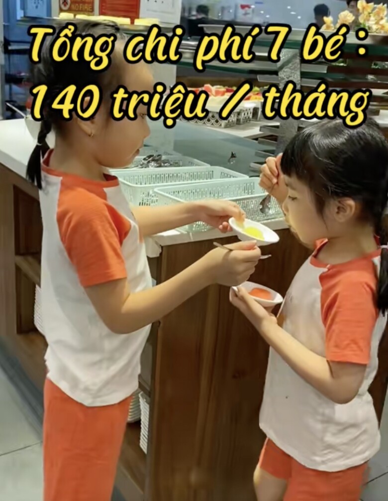 Nhiều khoản chi tiêu cho 7 con của nhà anh Hiếu, nhiều phụ huynh choáng: Thế này thì ai dám đẻ...