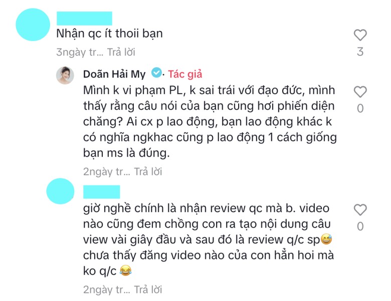 Doãn Hải My bị cộng đồng mạng chỉ trích vì đem hình ảnh con ra quảng cáo kiếm tiền.