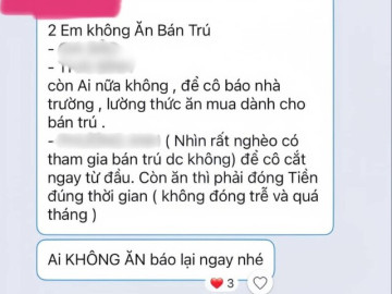 Vừa nhận lớp 1, cô giáo đã nhắn tin vào nhóm lớp nói học sinh nhìn rất nghèo khiến hội phụ huynh phẫn nộ