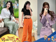 Thời trang - Trung thu năm nay chán mặc màu đỏ, gợi ý nàng những màu xu hướng, ai diện cũng trẻ xinh