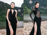 Thời trang - Đỗ Thị Hà, Thanh Thủy khoe nhan sắc đỉnh cao trong thiết kế dạ hội màu đen
