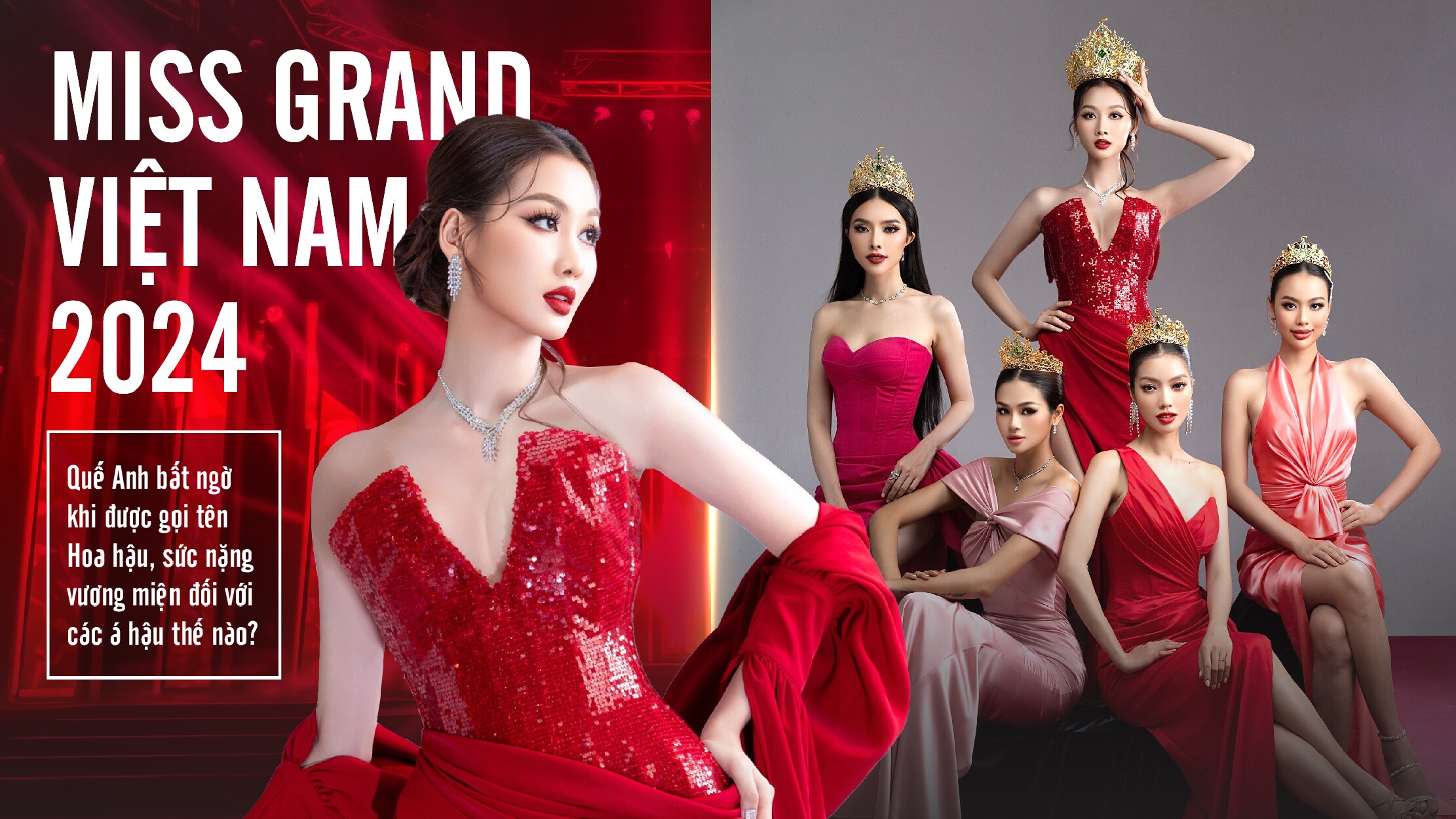 Miss Grand Vietnam 2024: Quế Anh bất ngờ khi được gọi tên Hoa hậu, sức nặng vương miện đối với các á hậu thế nào? - 1