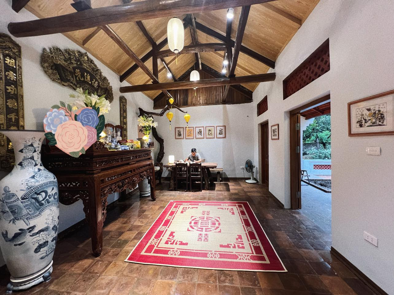 Vợ chồng Hà Nội cải tạo nhà cũ 40 năm thành nơi thờ tự, dạy con nhớ về cội nguồn - 6