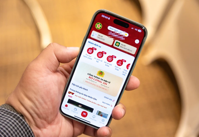 Ứng dụng VNeID liên tục được cập nhật các tính năng mới. Ảnh minh họa: M.S