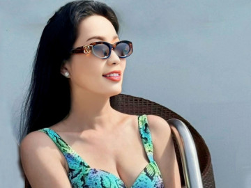 Sắc vóc á hậu Trịnh Kim Chi tuổi ngũ tuần