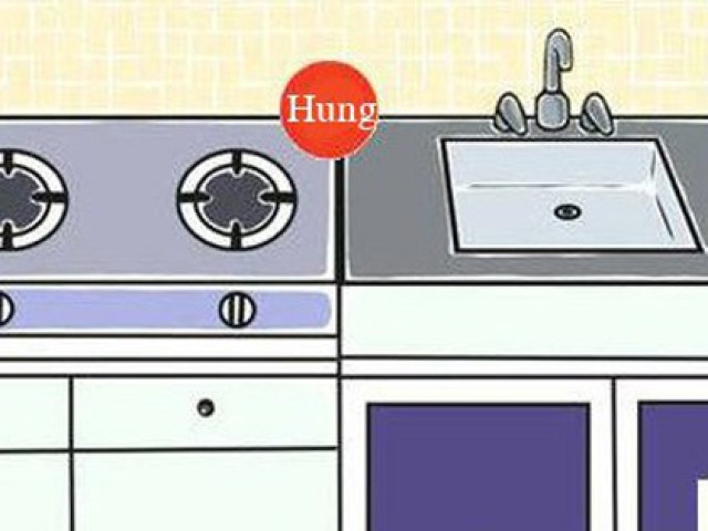 Khoảng cách bếp và bồn rửa phải chuẩn phong thủy như dưới đây mới không bị tán lộc, vợ chồng đỡ hẳn cãi vã