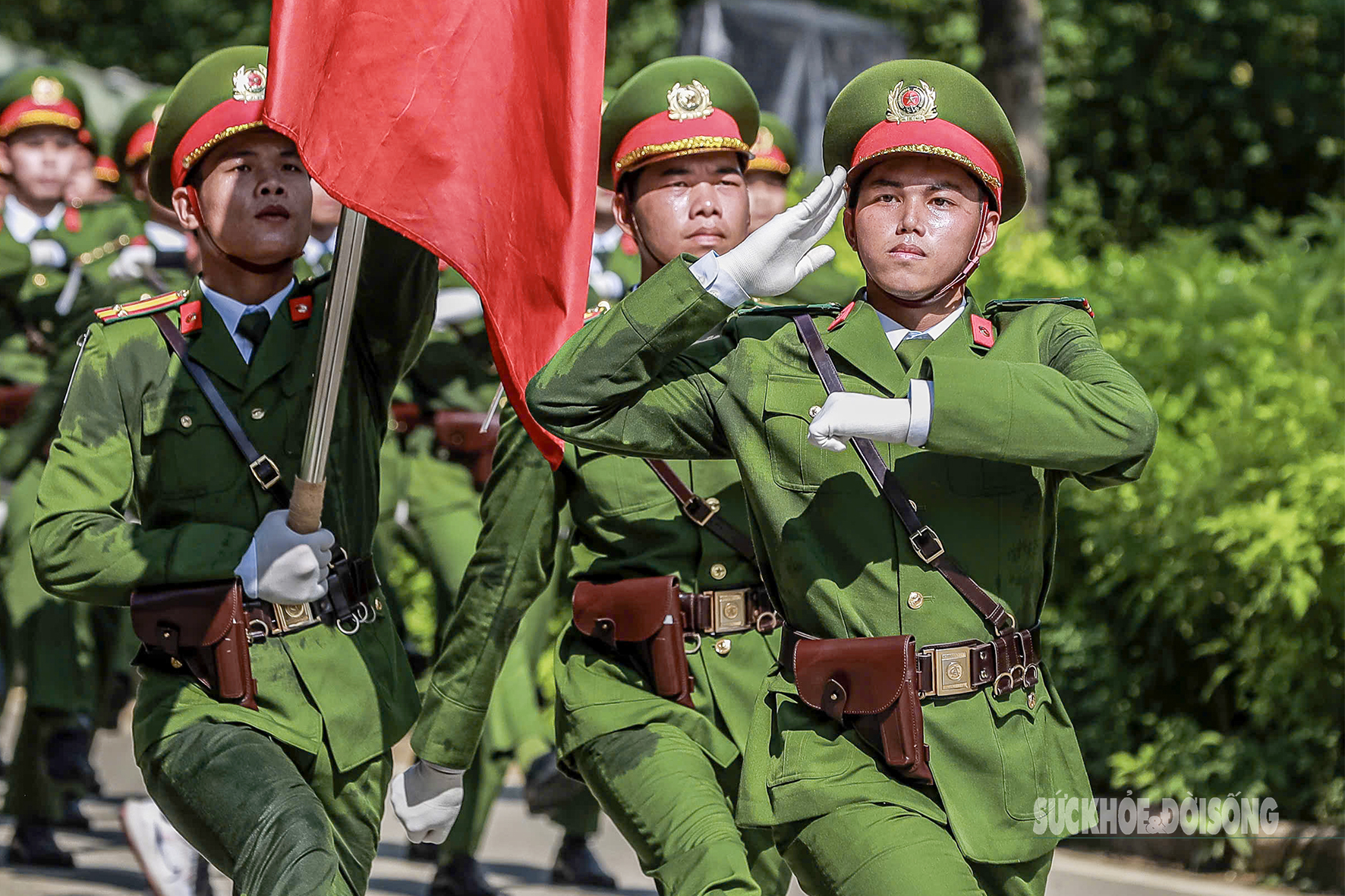 Khối Nam sĩ quan Cảnh sát nhân dân.