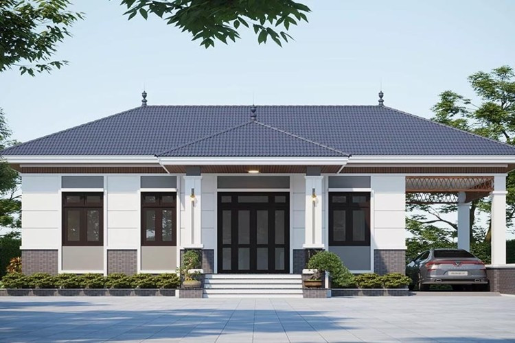 10 mẫu nhà cấp 4 phổ biến nhất năm 2025 - 5