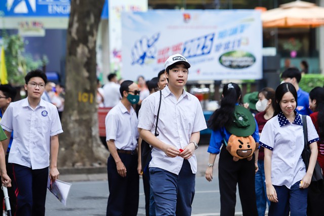 Thí sinh dự thi vào lớp 10 tại Hà Nội năm 2025.