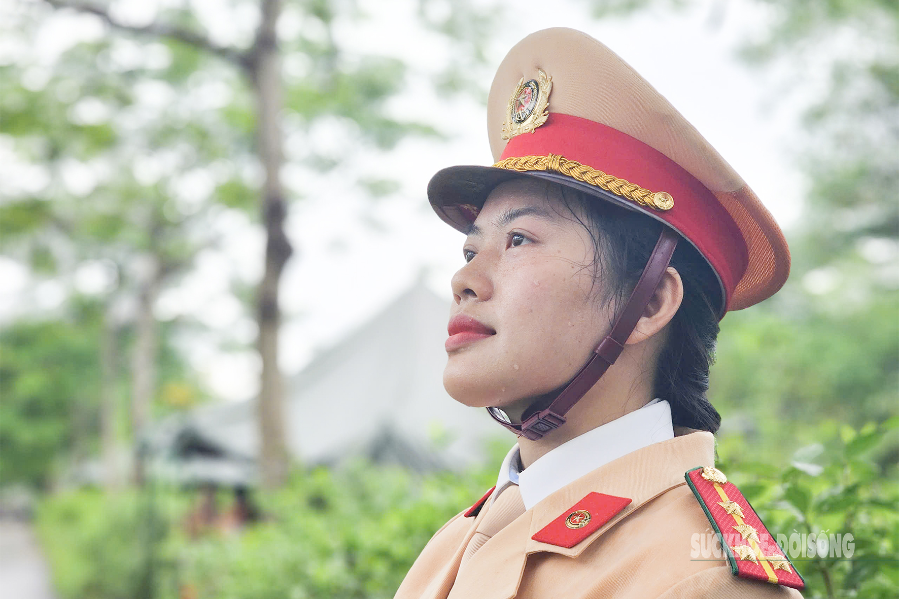 Tôi muốn chứng minh rằng phụ nữ cũng có thể mạnh mẽ, bản lĩnh và góp phần bảo vệ an ninh Tổ quốc.