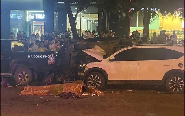 Hiện trường vụ tai nạn. Ảnh: Mạng xã hội.