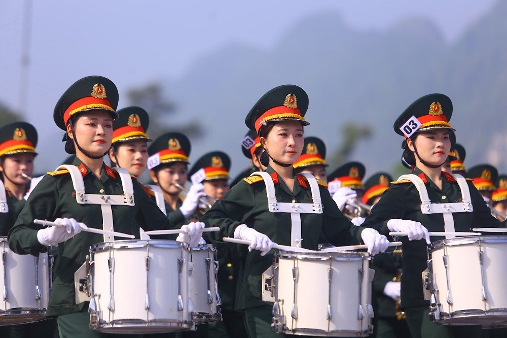 Khối quân nhạc Việt Nam.