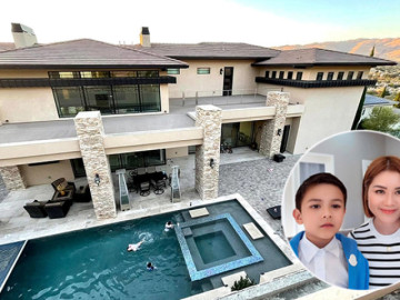 Con trai Đan Trường tận hưởng mùa hè trong biệt thự 1.500 m2