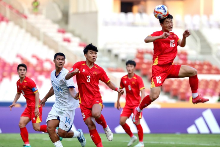 U23 Việt Nam có bài đánh đầu khá hiệu quả