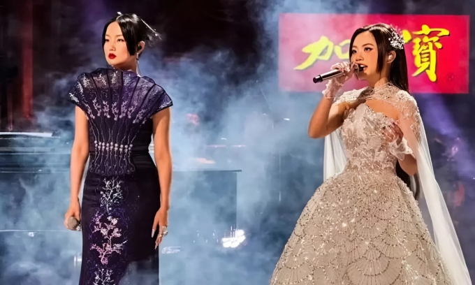 Phương Mỹ Chi và Hoàng Linh làm mới bản hit Lạc trôi.
