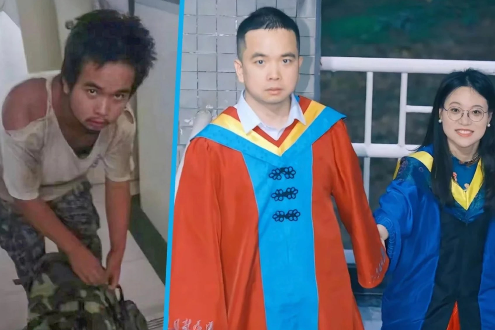 Thợ mỏ số 3 hiện là tiến sĩ, có người yêu xinh đẹp. Ảnh: SCMP