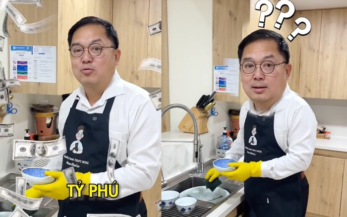 Ông Hoàng Nam Tiến: Đàn ông rửa bát hay bỏ vợ, tỷ phú cũng không ngoại lệ