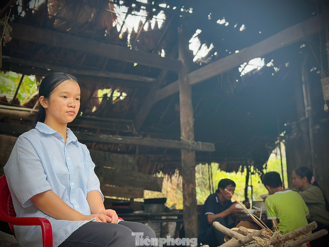 Nhung mong muốn sẽ trở thành giáo viên tiểu học.
