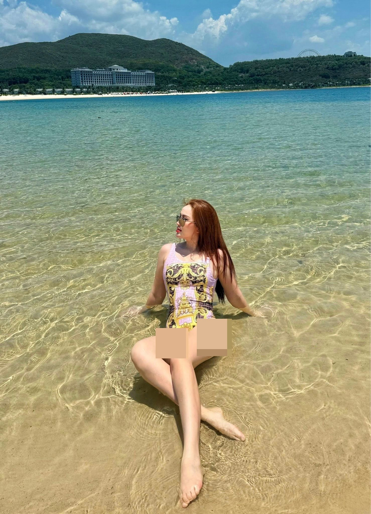 Sau 1 lần sinh nở, công chúa bong bóng vẫn giữ được nét trẻ trung, gợi cảm. Ảnh: FB Bảo Thy.
