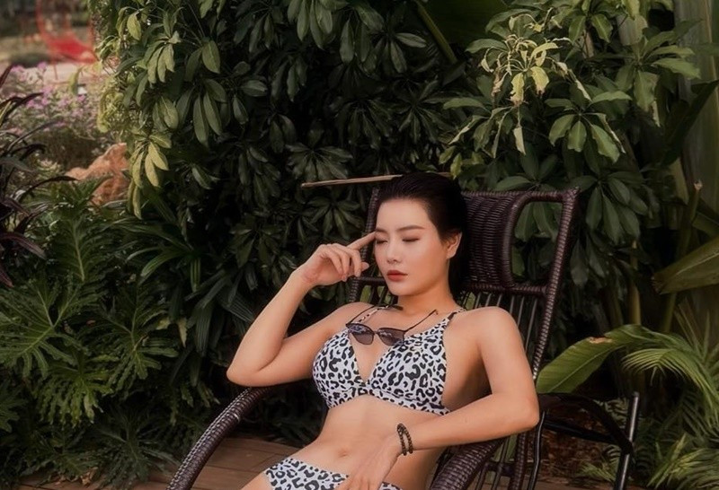 Thanh Hương khoe vóc dáng đẹp hút mắt với bikini - 6
