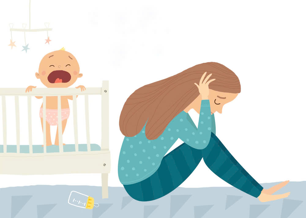 Trầm cảm sau sinh có thể khiến người mẹ mất kết nối với con và với chính bản thân mình.