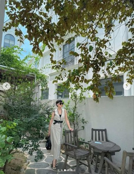 Doãn Hải My được cho là thừa hưởng chiều cao, vóc dáng mảnh mai và thân hình ăn mãi không béo từ mẹ.